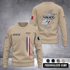 Police Nationale Ugly Sweater Christmas Customize 3d printed