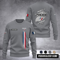 Police Nationale Ugly Sweater Christmas Customize 3d printed
