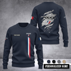 Police Nationale Ugly Sweater Christmas Customize 3d printed