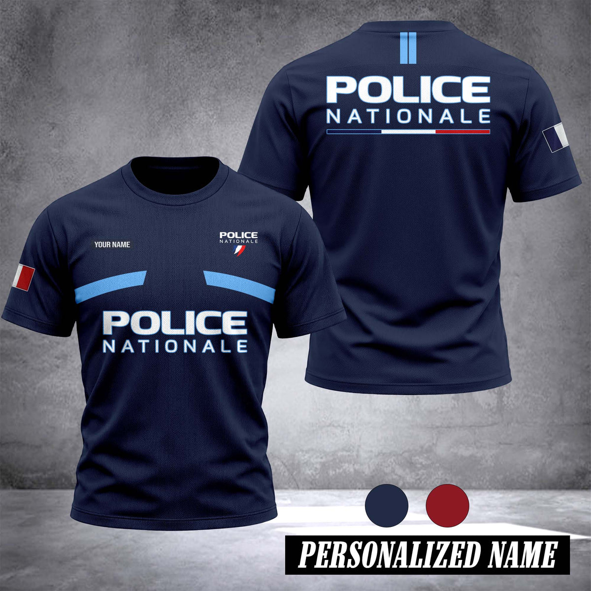 Police Nationale customize 3d T-shirt 131