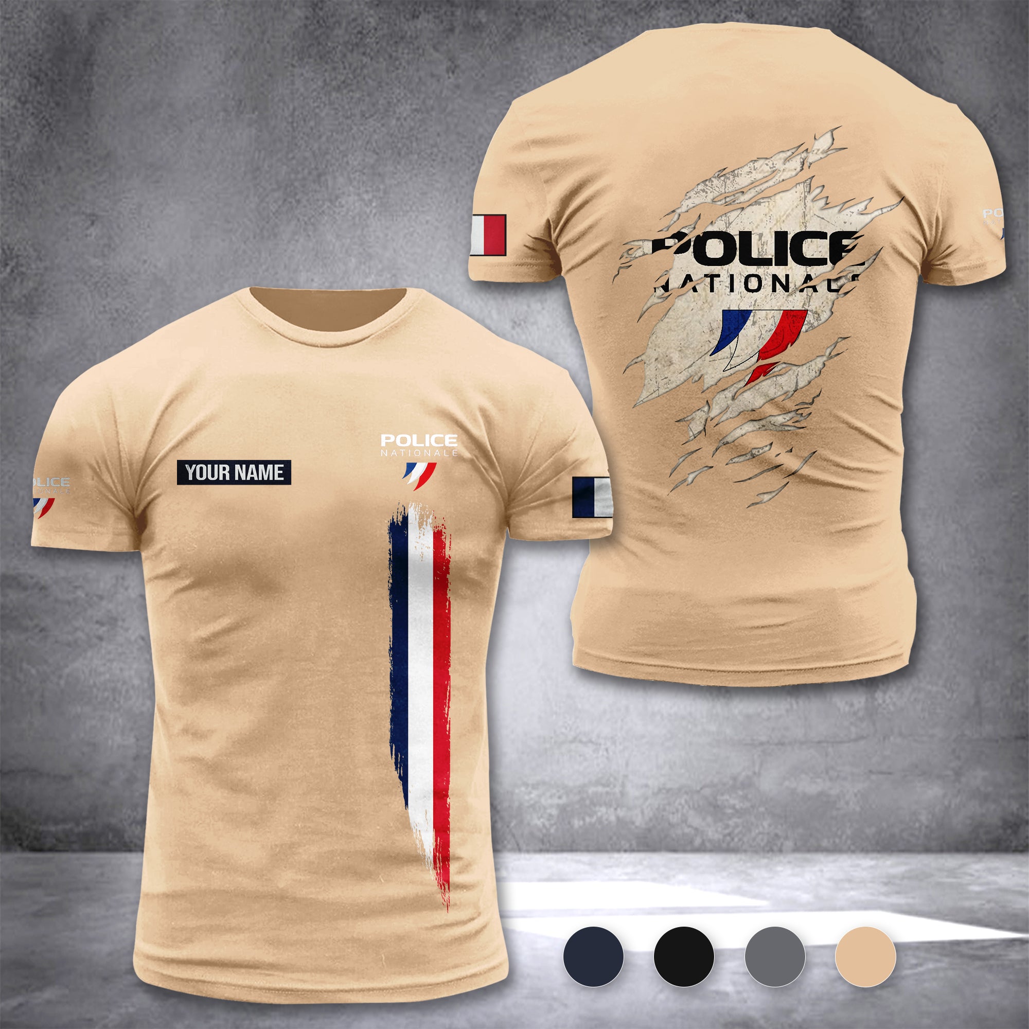Police Nationale customize T-shirt 285