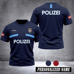 Polizei Austria customize 3d T-shirt 131