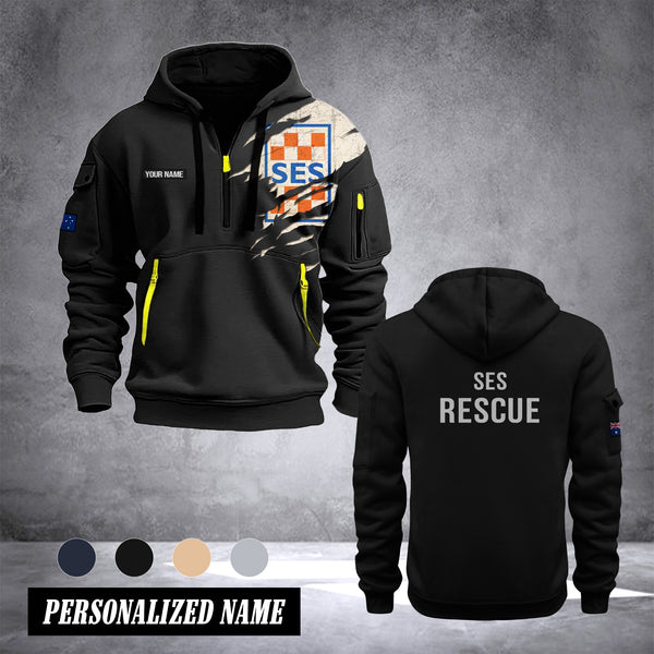 State Emergency Service customize Hoodie Half Zipper NLG
