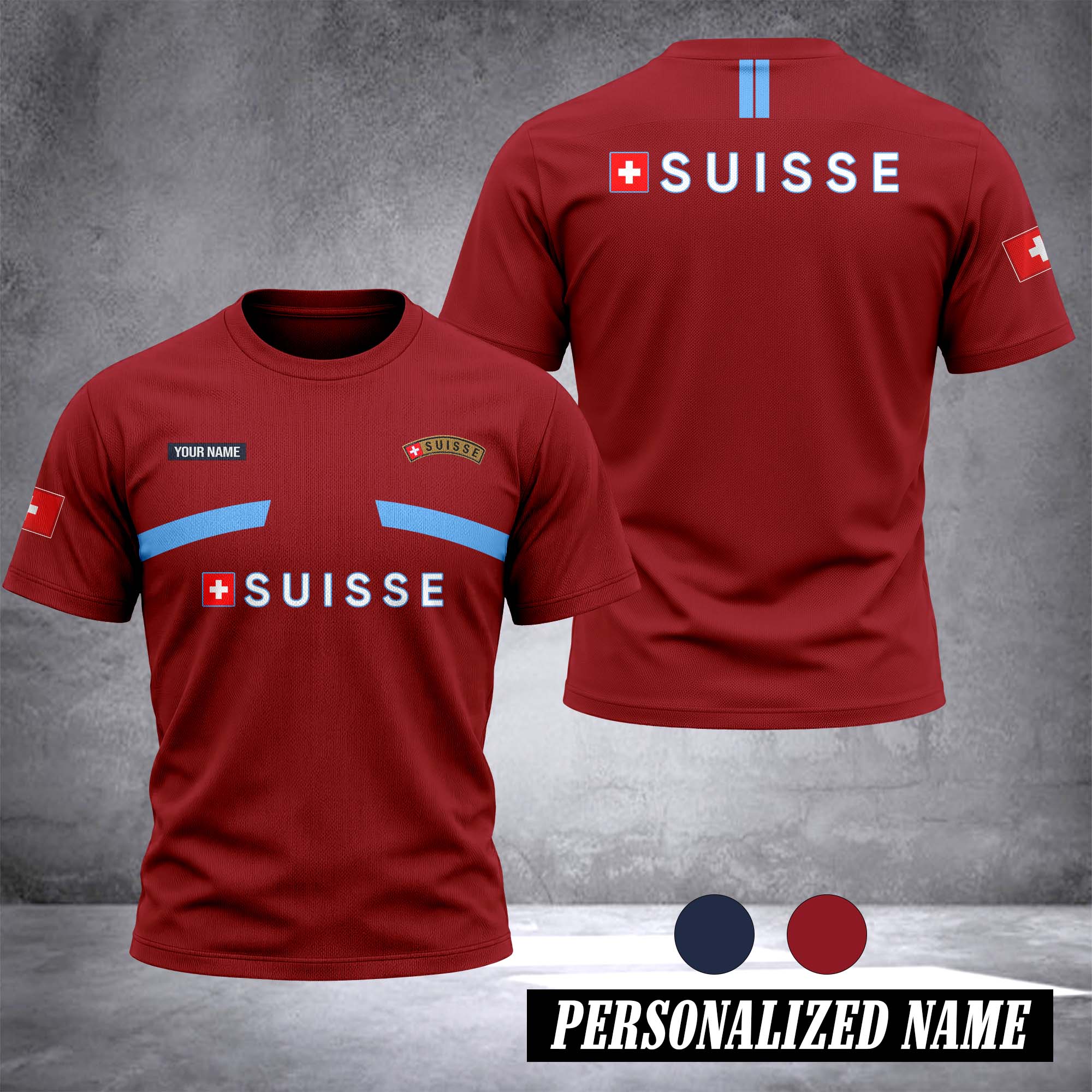 Switzerland Army customize 3d T-shirt 131