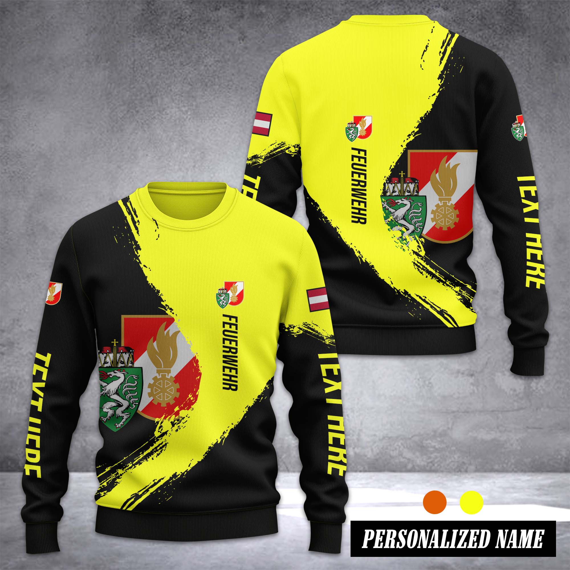 Firefighter Styria Ugly Sweater Christmas Customize 3d printed
