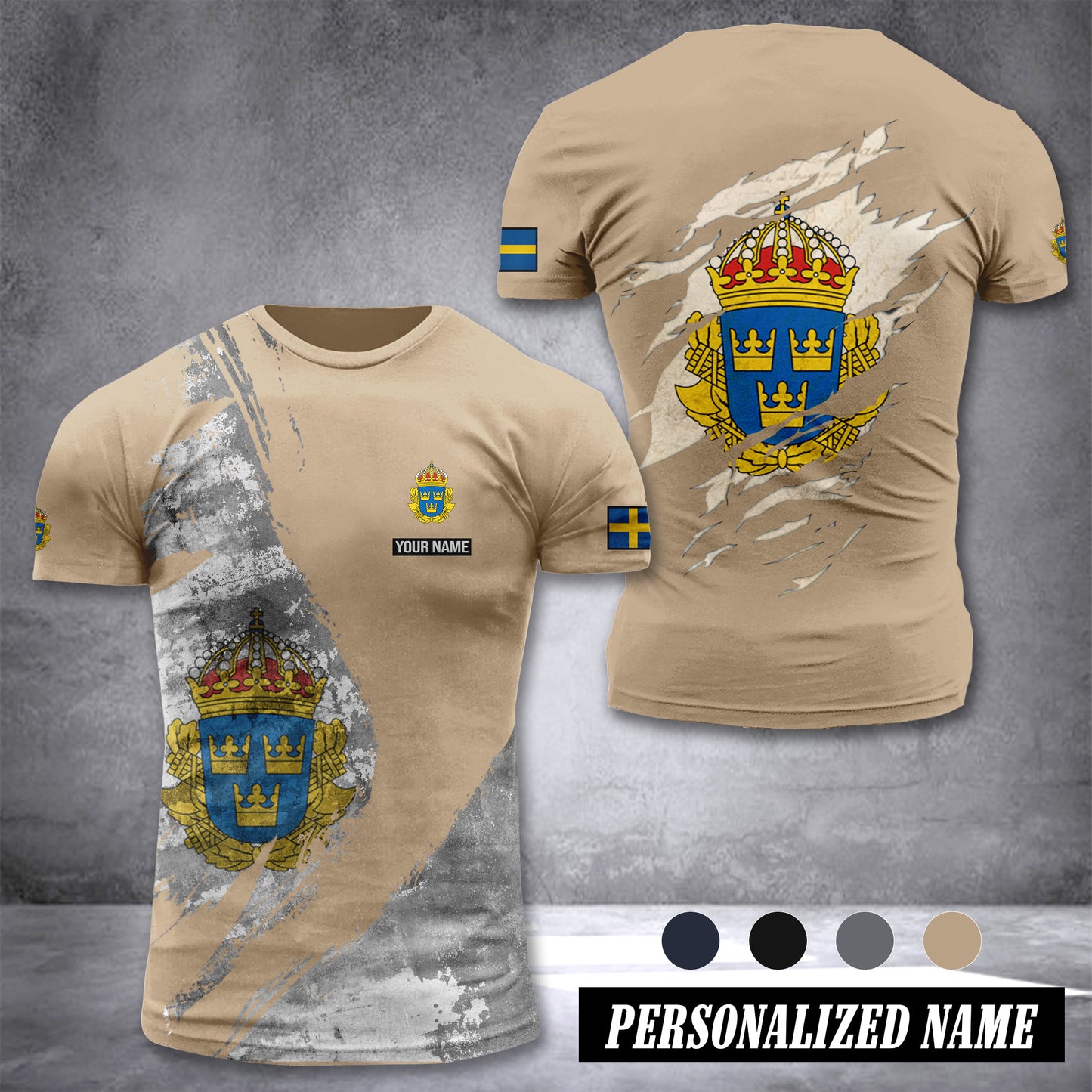Polisen Sweden customize T-shirt 306