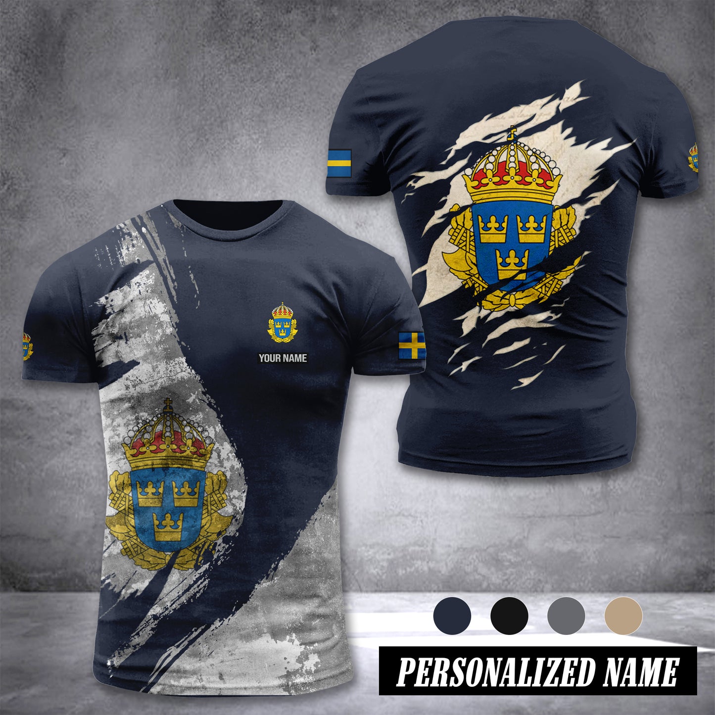 Polisen Sweden customize T-shirt 306