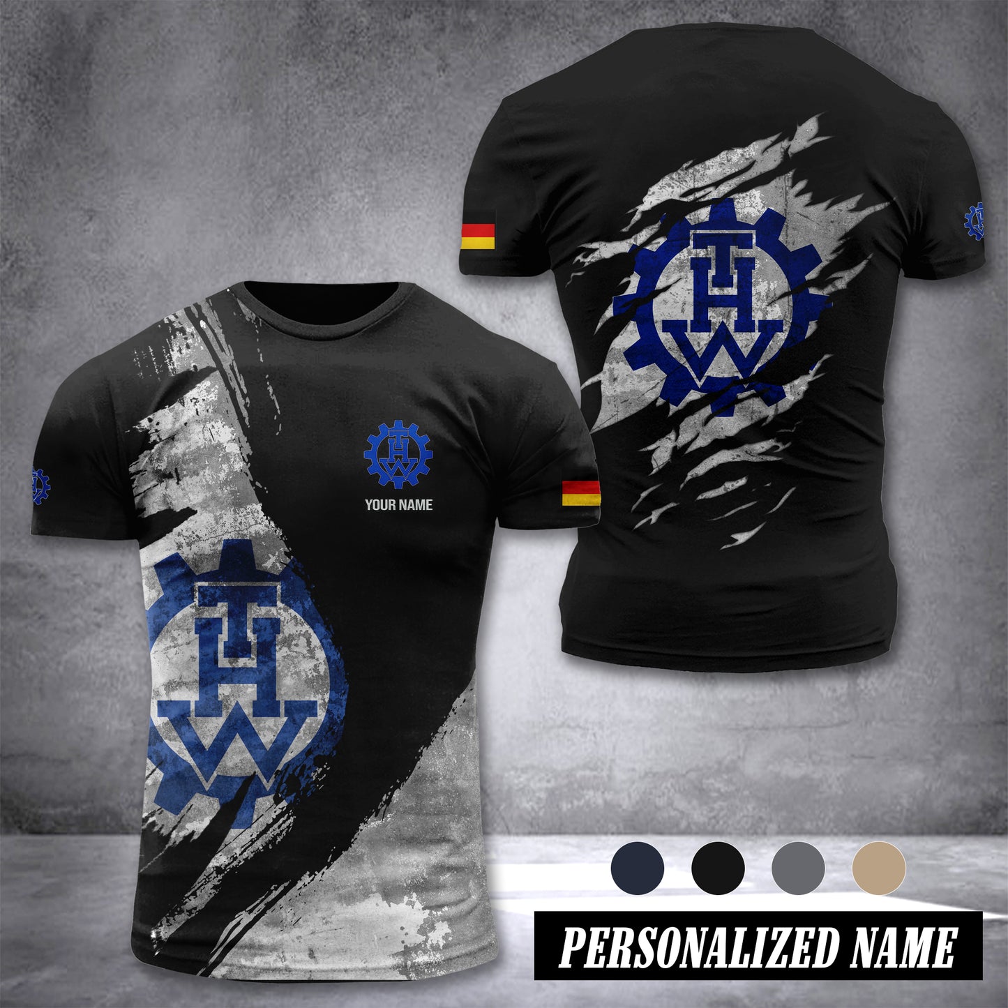 THW Germany customize T-shirt 306