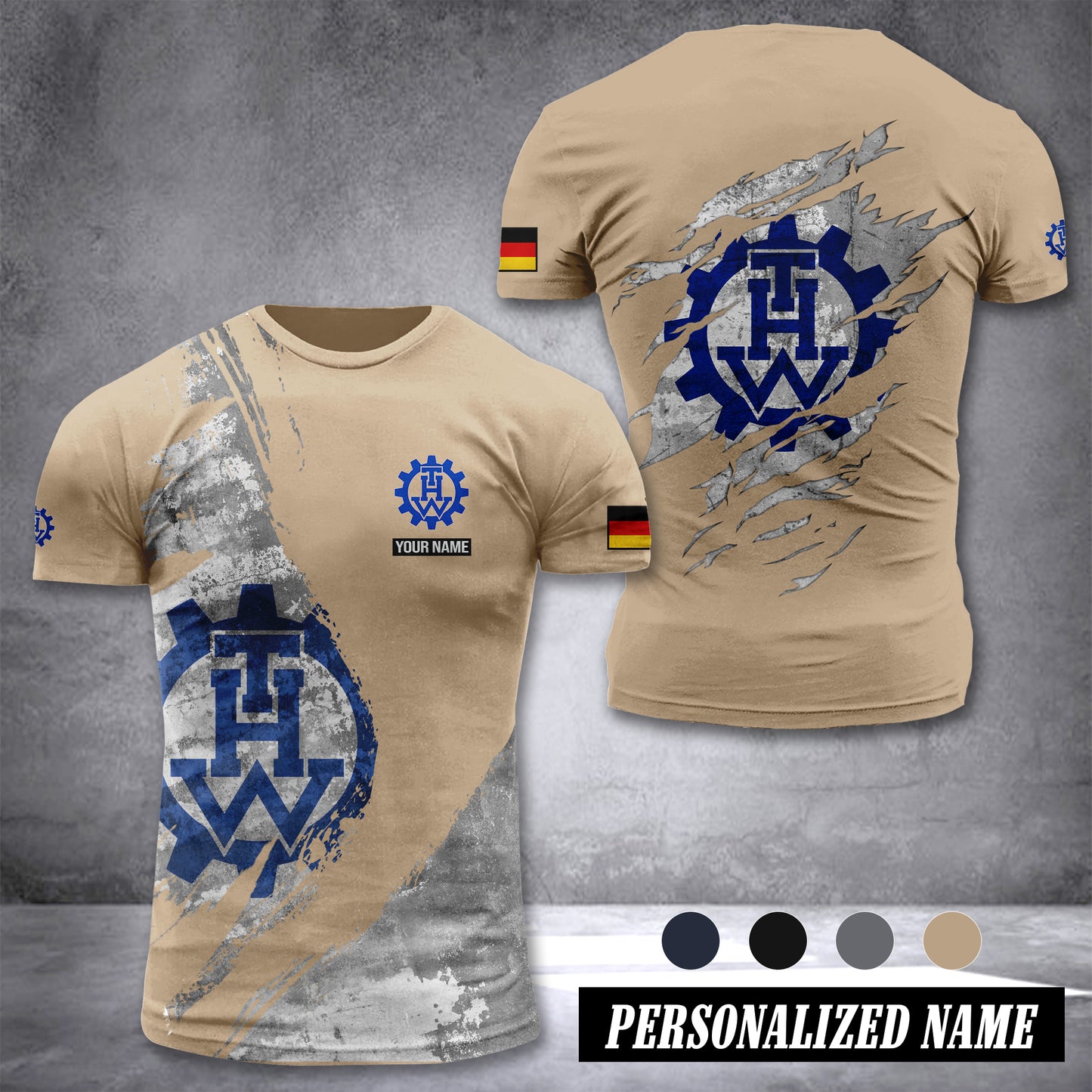 THW Germany customize T-shirt 306