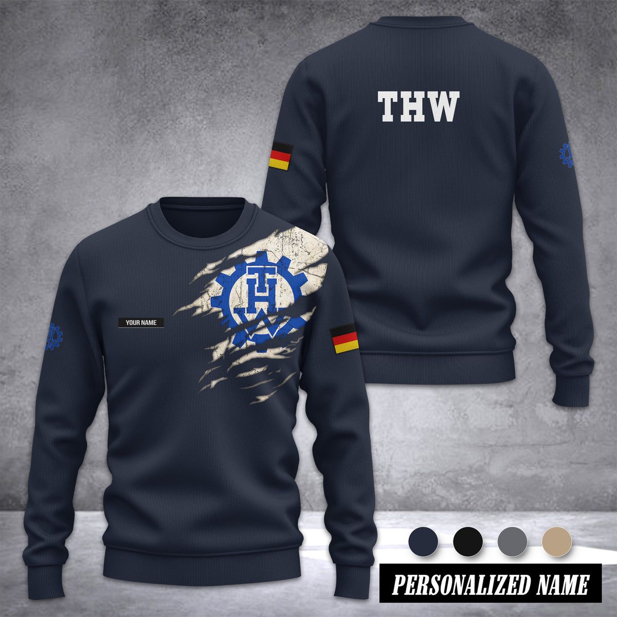 THW Ugly Sweater Christmas Customize 3d printed