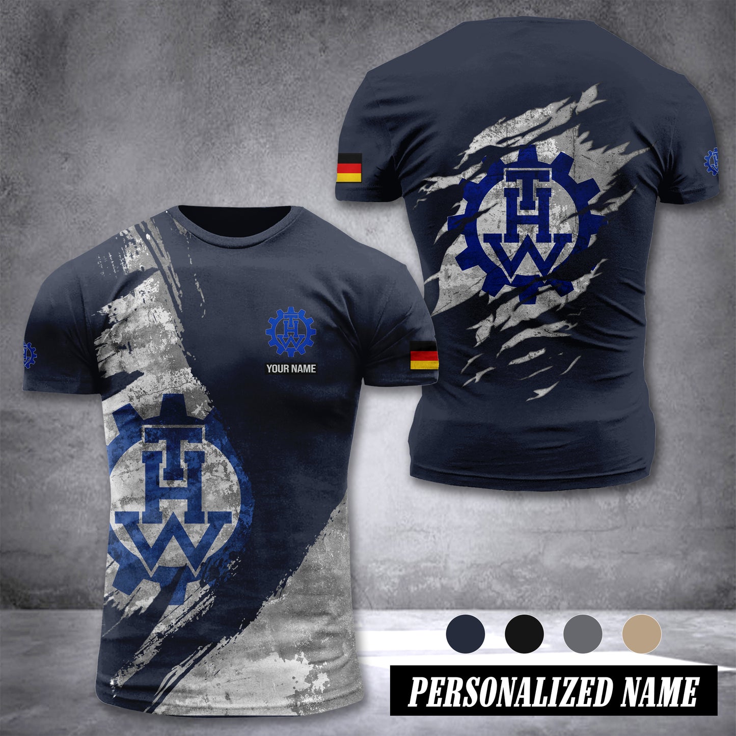 THW Germany customize T-shirt 306