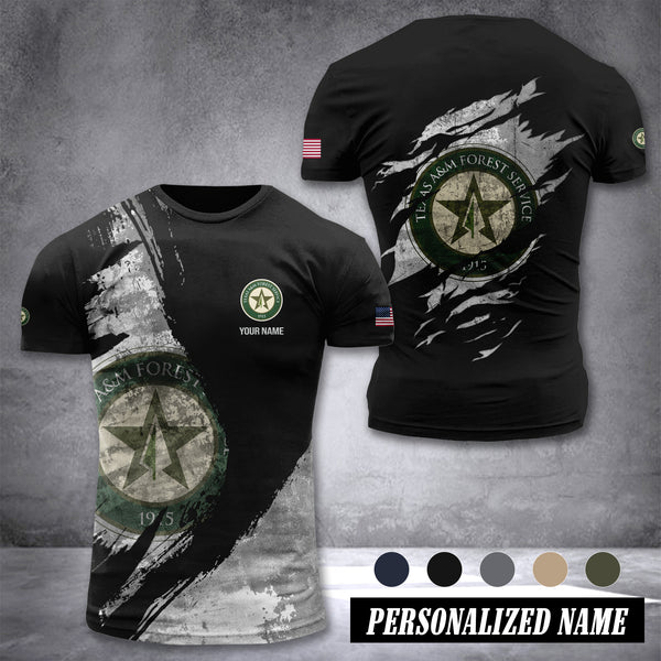 Texas A&M Forest Service customize T-shirt 306
