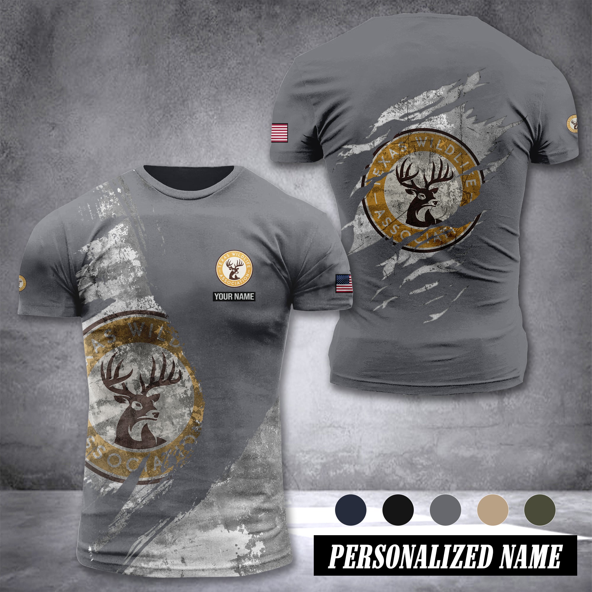 Texas Wildlife Association customize T-shirt 306