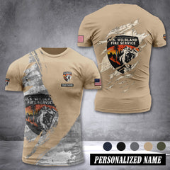 U.S Wildland Fire Service customize T-shirt 306