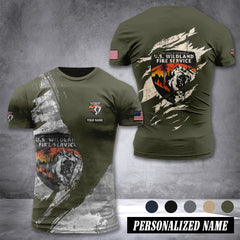 U.S Wildland Fire Service customize T-shirt 306