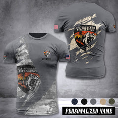 U.S Wildland Fire Service customize T-shirt 306