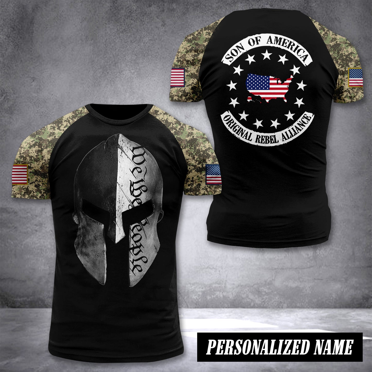 USA Spartan T-shirt people